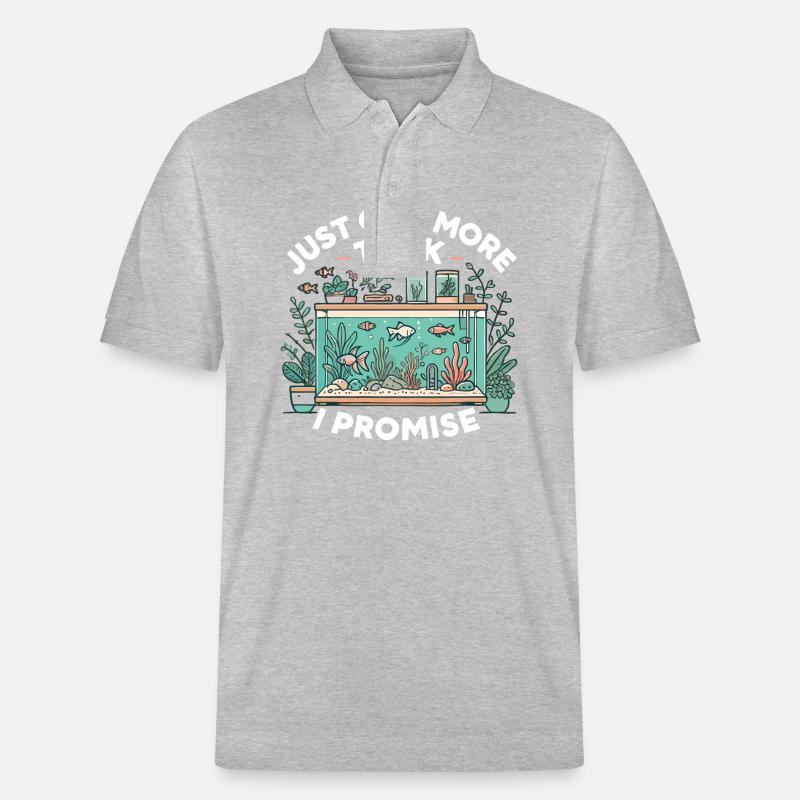 Nur noch ein Tank, versprochen - Stanley/Stella Unisex Bio-Poloshirt PREPSTER - Grau meliert