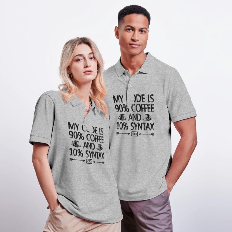 Café Codage Programmeur Codeur Développeur Nerd Coff Polo PREPSTER bio Stanley/Stella Unisexe