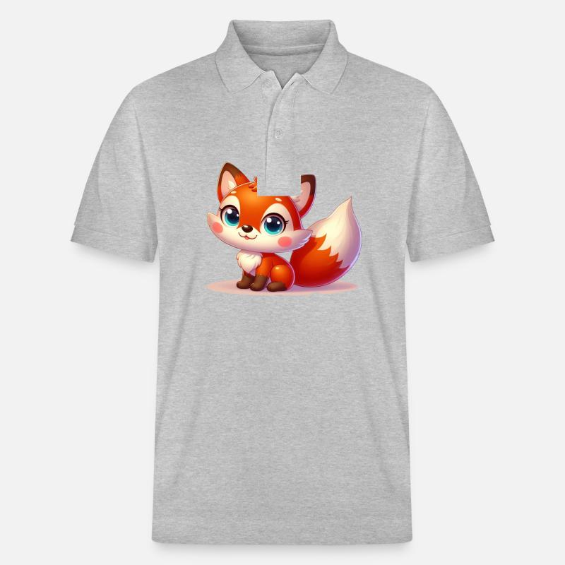 FOX 3 - Stanley/Stella Unisex Bio-Poloshirt PREPSTER - Grau meliert