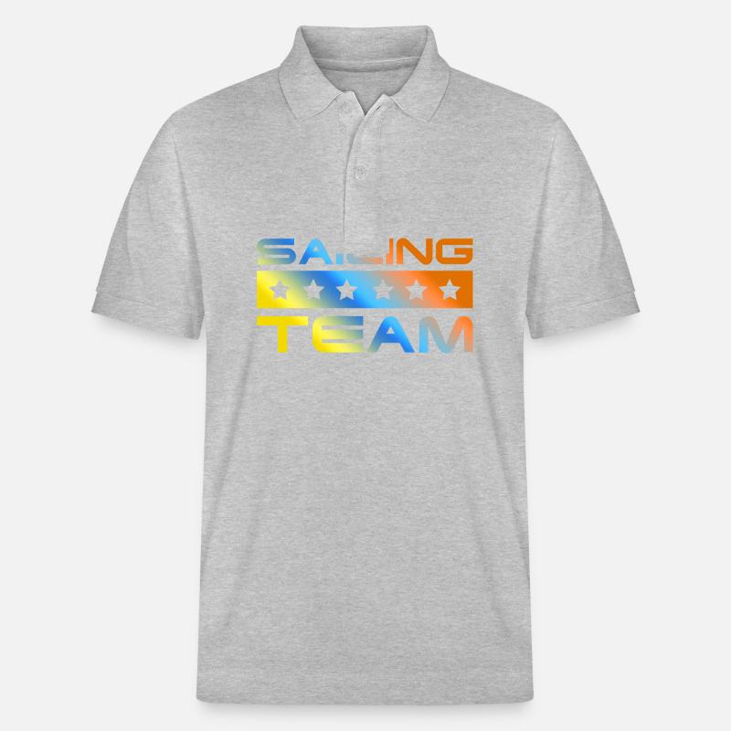 Sailing Crew Bunt - Stanley/Stella Unisex Bio-Poloshirt PREPSTER - Grau meliert