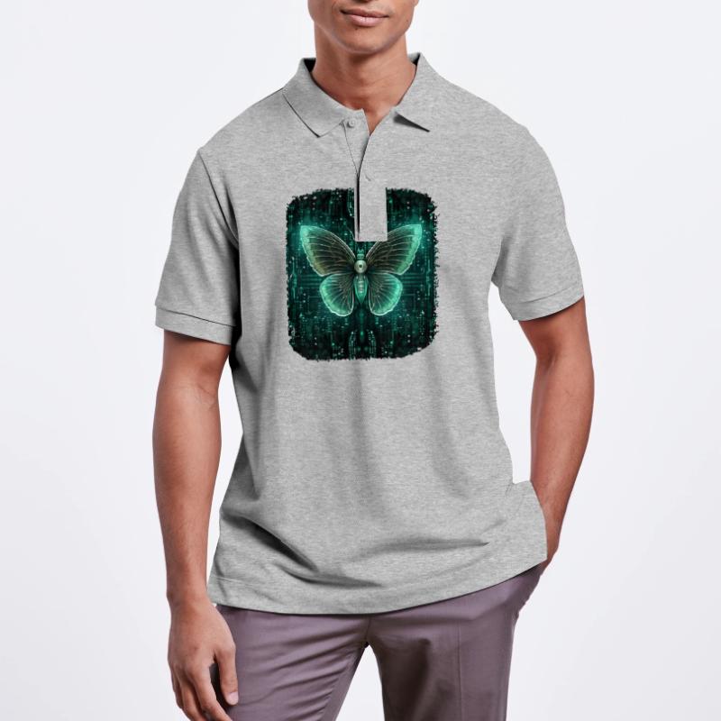 Programmierung PC Programm Code Schmetterling Stanley/Stella Unisex Bio-Poloshirt PREPSTER