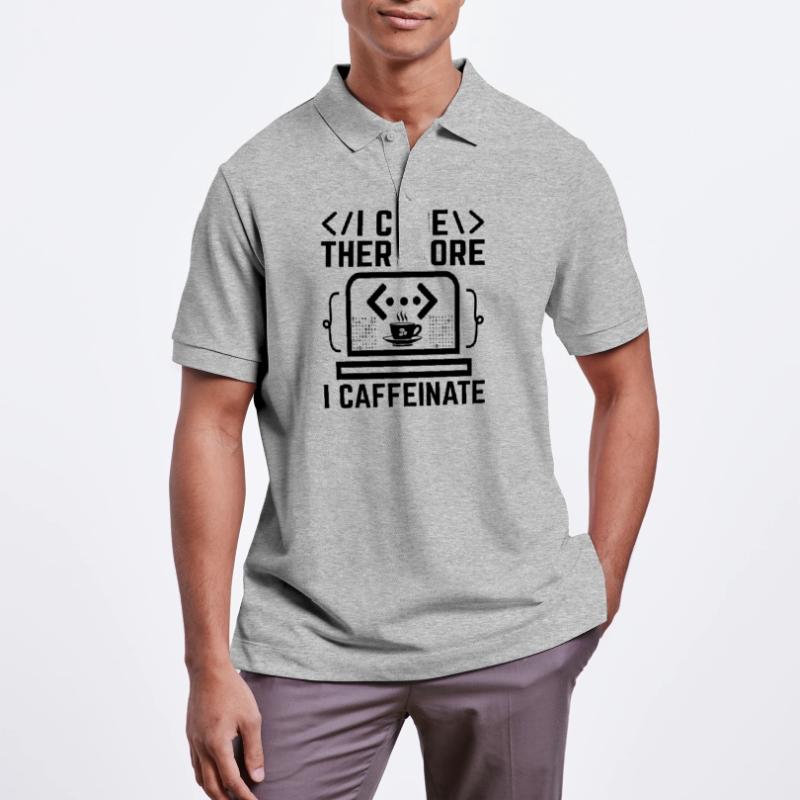 Kaffee-Codierung Programmierer Programmierer Entwickler Nerd Coff Stanley/Stella Unisex Bio-Poloshirt PREPSTER