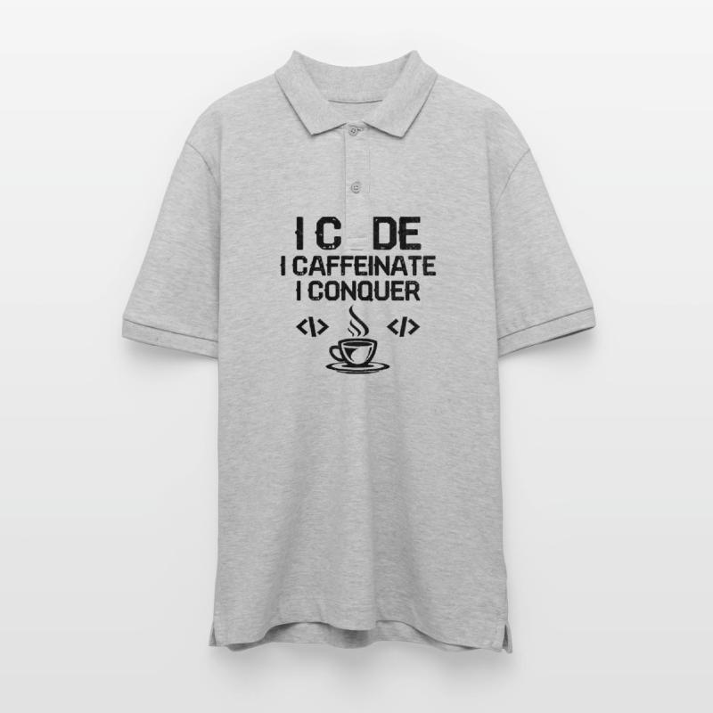 Kaffee-Codierung Programmierer Programmierer Entwickler Nerd Coff Stanley/Stella Unisex Bio-Poloshirt PREPSTER