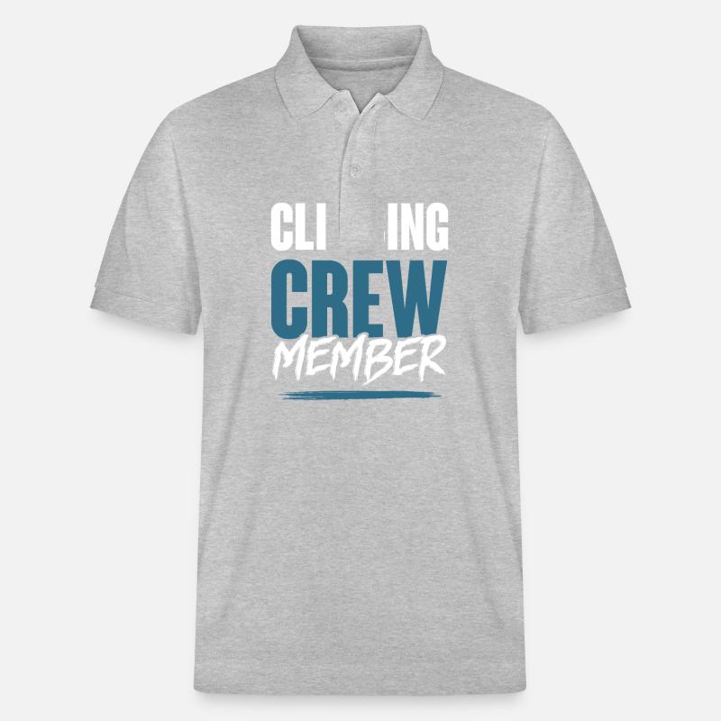 Équipe d’escalade - Polo PREPSTER bio Stanley/Stella Unisexe - gris chiné