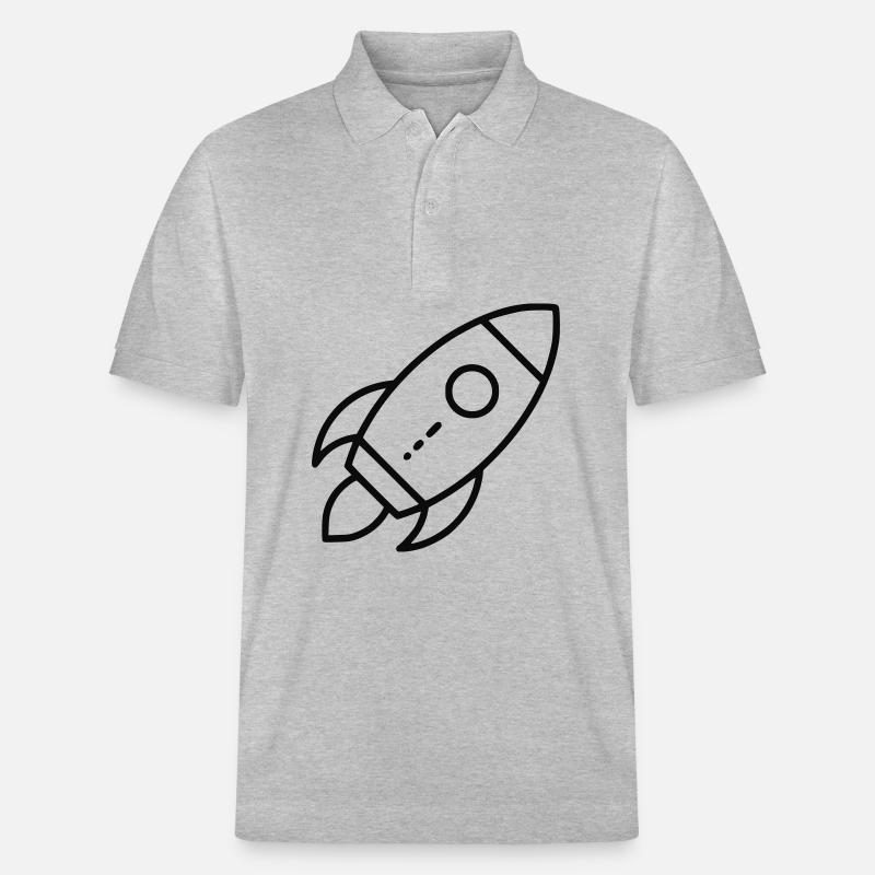 Fusée - Polo PREPSTER bio Stanley/Stella Unisexe - gris chiné