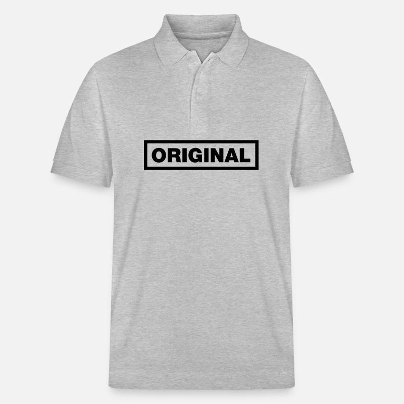 Das echte Original - Stanley/Stella Unisex Bio-Poloshirt PREPSTER - Grau meliert