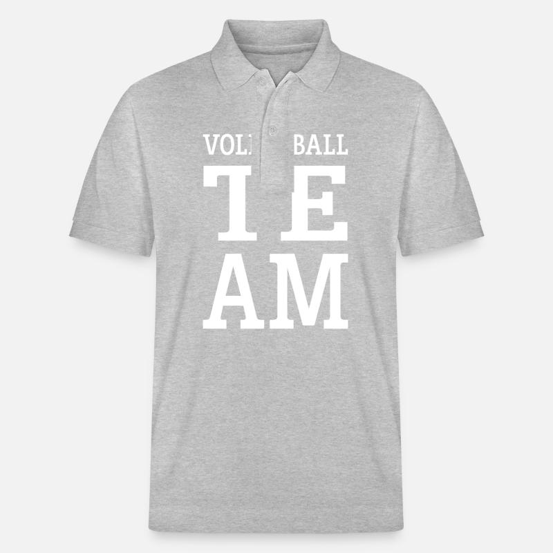 Équipe de volley-ball - Polo PREPSTER bio Stanley/Stella Unisexe - gris chiné