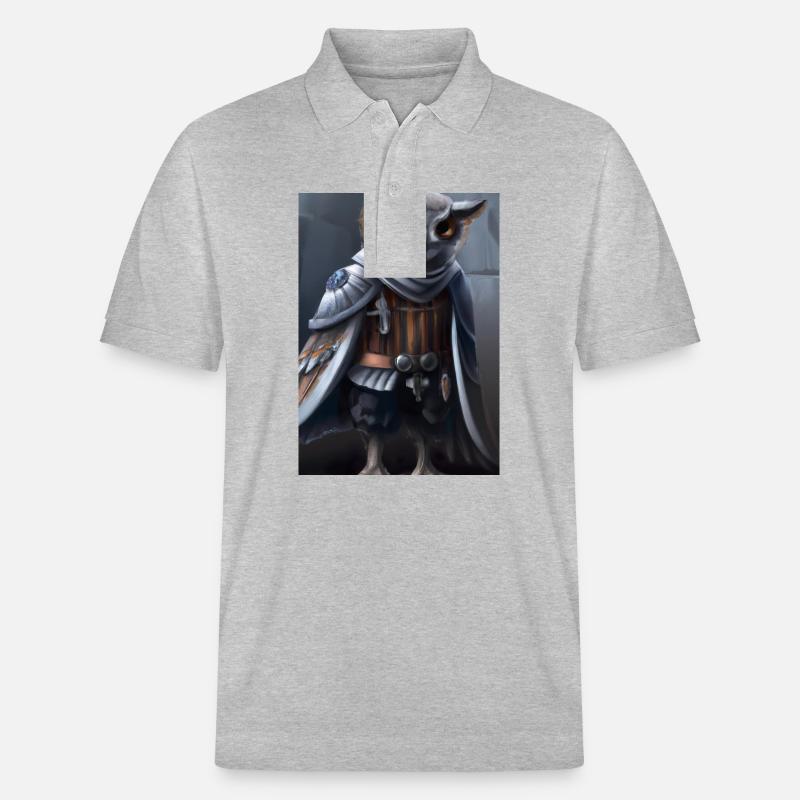 Ritter Eule - Stanley/Stella Unisex Bio-Poloshirt PREPSTER - Grau meliert