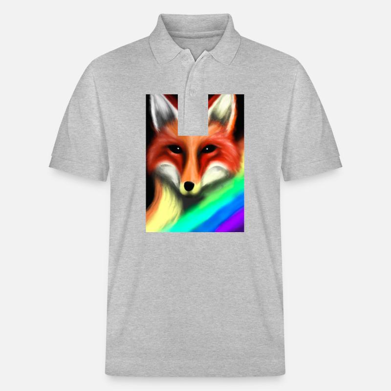 Regenbogenfuchs - Stanley/Stella Unisex Bio-Poloshirt PREPSTER - Grau meliert