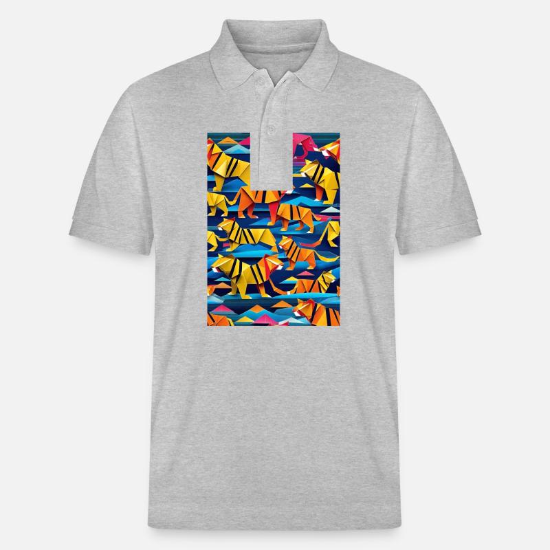 Papier-Tiger - Stanley/Stella Unisex Bio-Poloshirt PREPSTER - Grau meliert