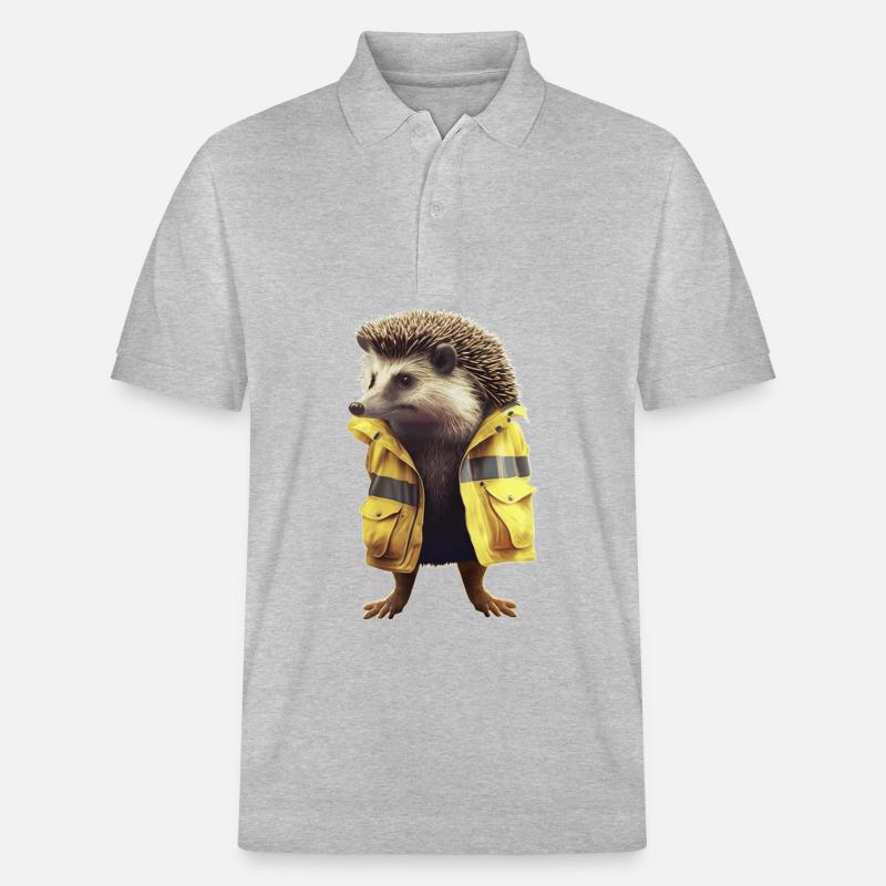 Igelsterben muss nicht sein - Stanley/Stella Unisex Bio-Poloshirt PREPSTER - Grau meliert