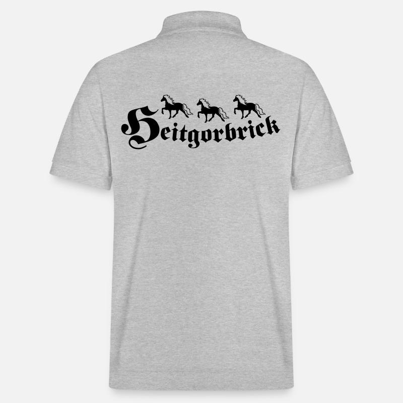 Heitgorbrick - Stanley/Stella Unisex Bio-Poloshirt PREPSTER - Grau meliert