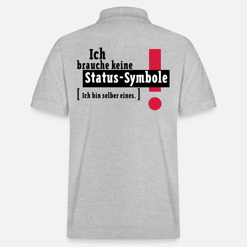 symbole de statut - Polo PREPSTER bio Stanley/Stella Unisexe - gris chiné