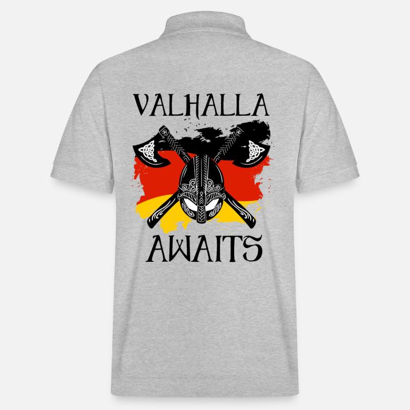 Valhalla vous attend - Polo PREPSTER bio Stanley/Stella Unisexe - gris chiné