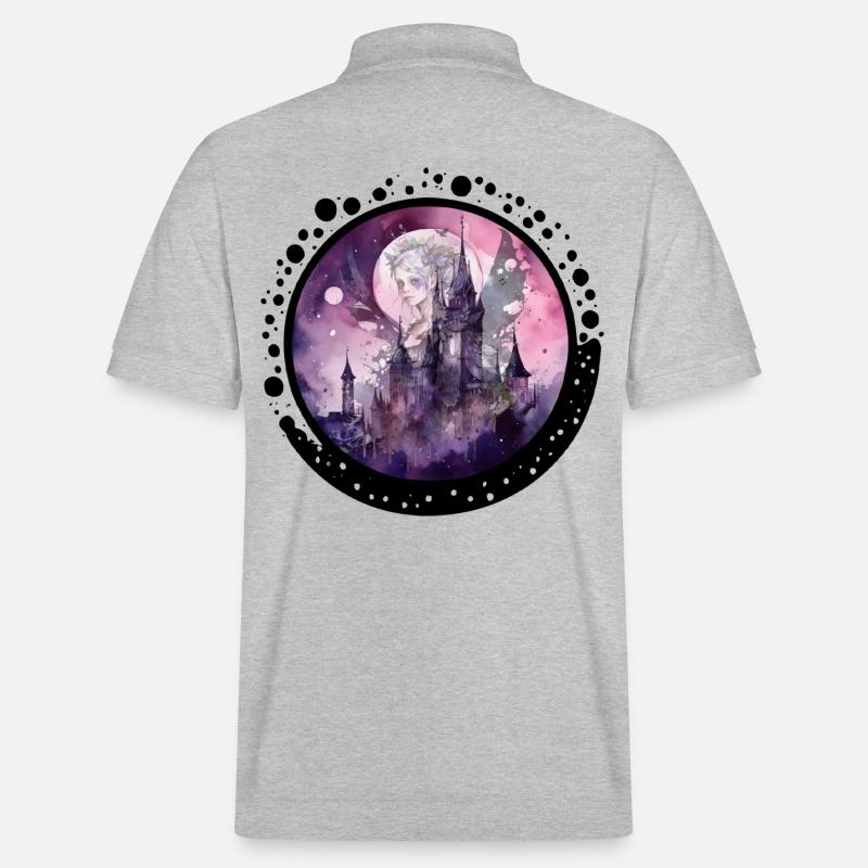 CircleFairy - Stanley/Stella Unisex Bio-Poloshirt PREPSTER - Grau meliert