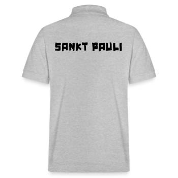 SANKT PAULI - Polo PREPSTER bio Stanley/Stella Unisexe - gris chiné - Dos - Andy (188cm)
