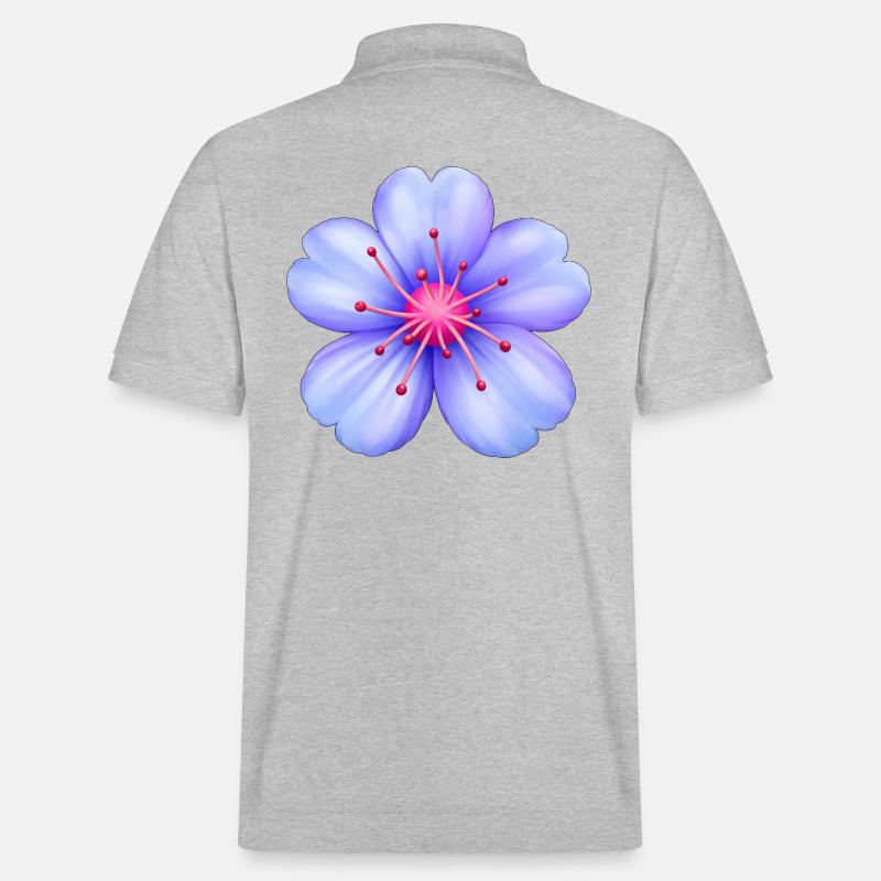 blomma_merch - Polo PREPSTER bio Stanley/Stella Unisexe - gris chiné