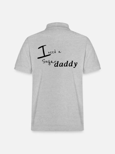 Sugar daddy - Stanley/Stella Unisex Organic Polo Shirt PREPSTER - heather grey