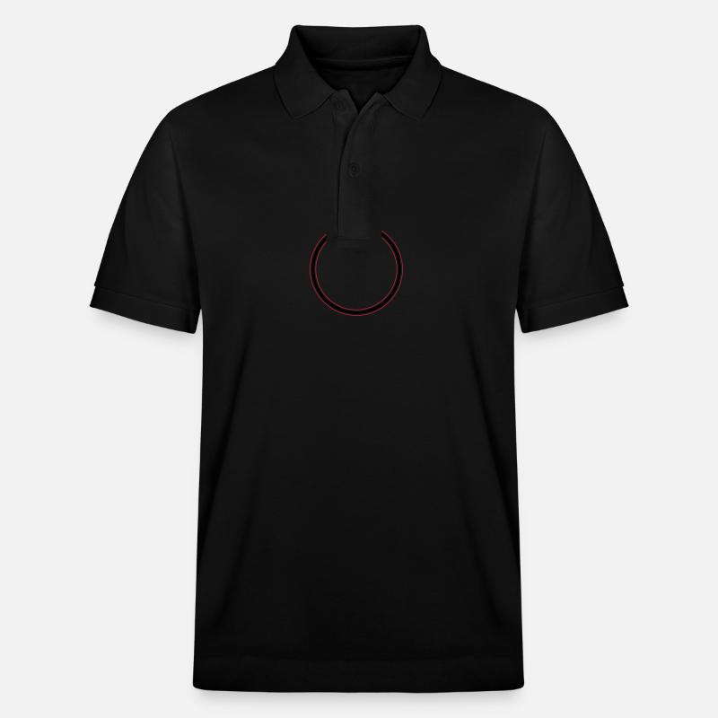 Kreis Symbol - Stanley/Stella Unisex Bio-Poloshirt PREPSTER - Schwarz