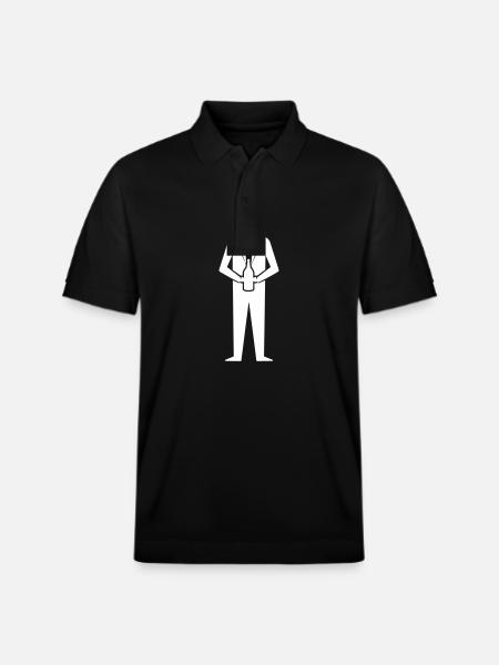 Groom Team Bachelor Party - Stanley/Stella Unisex Organic Polo Shirt PREPSTER - black