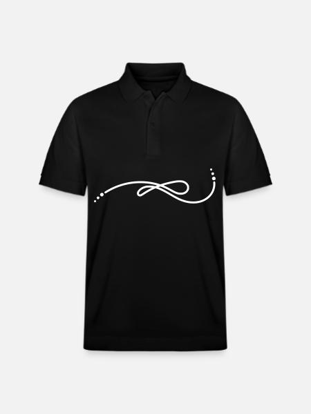 Ornament Line - Stanley/Stella Unisex Organic Polo Shirt PREPSTER - black