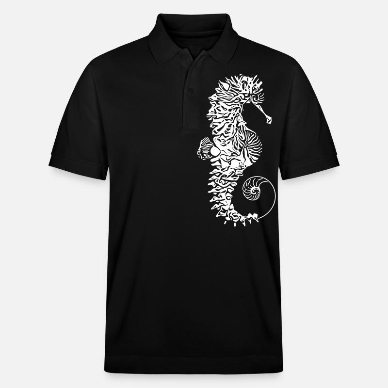 Hippocampe - Polo PREPSTER bio Stanley/Stella Unisexe - noir