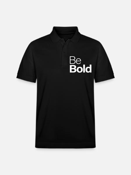 Be Bold - Stanley/Stella Unisex Organic Polo Shirt PREPSTER - black