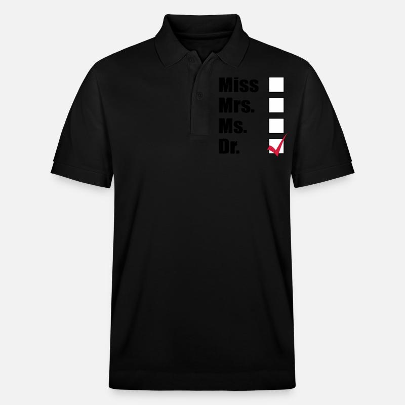 Doktor - Stanley/Stella Unisex Bio-Poloshirt PREPSTER - Schwarz