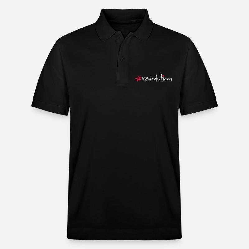 révolution - Polo PREPSTER bio Stanley/Stella Unisexe - noir