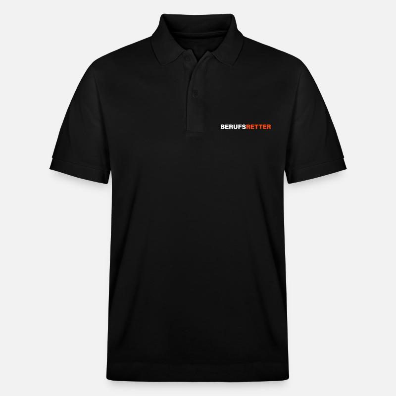 Berufsretter - Stanley/Stella Unisex Bio-Poloshirt PREPSTER - Schwarz