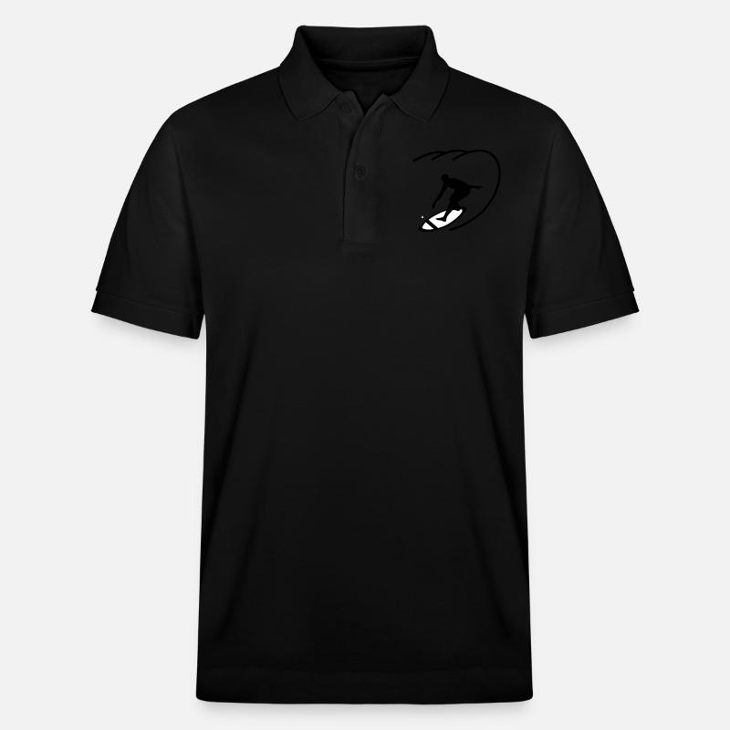 surfer - Stanley/Stella Unisex Bio-Poloshirt PREPSTER - Schwarz