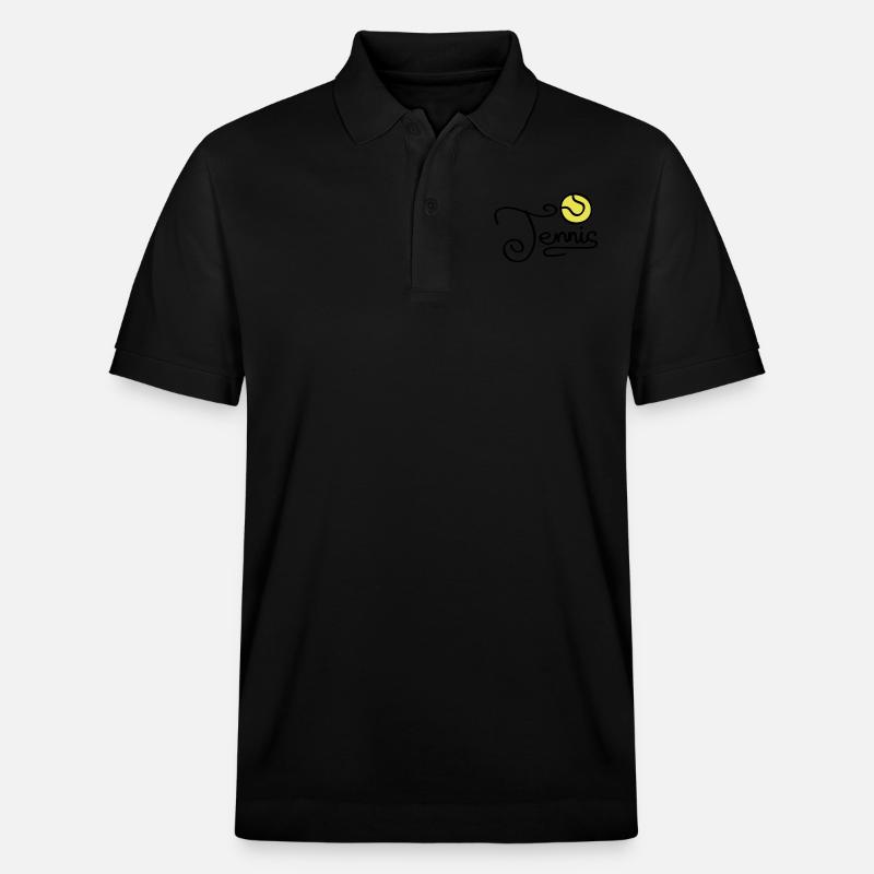 tennis_tj2 - Polo PREPSTER bio Stanley/Stella Unisexe - noir