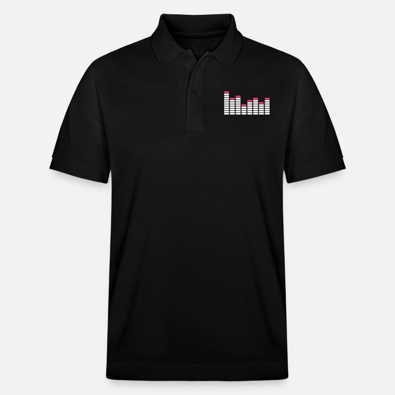 Equalizer / equaliser - Stanley/Stella Unisex Organic Polo Shirt PREPSTER - black