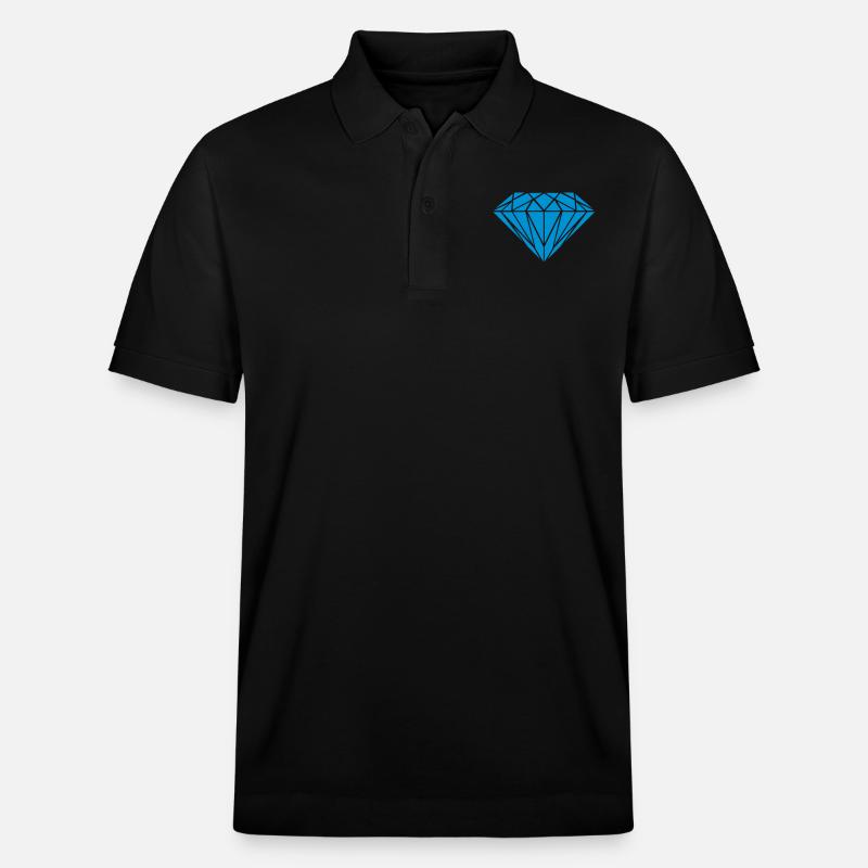 diamond - Polo PREPSTER bio Stanley/Stella Unisexe - noir
