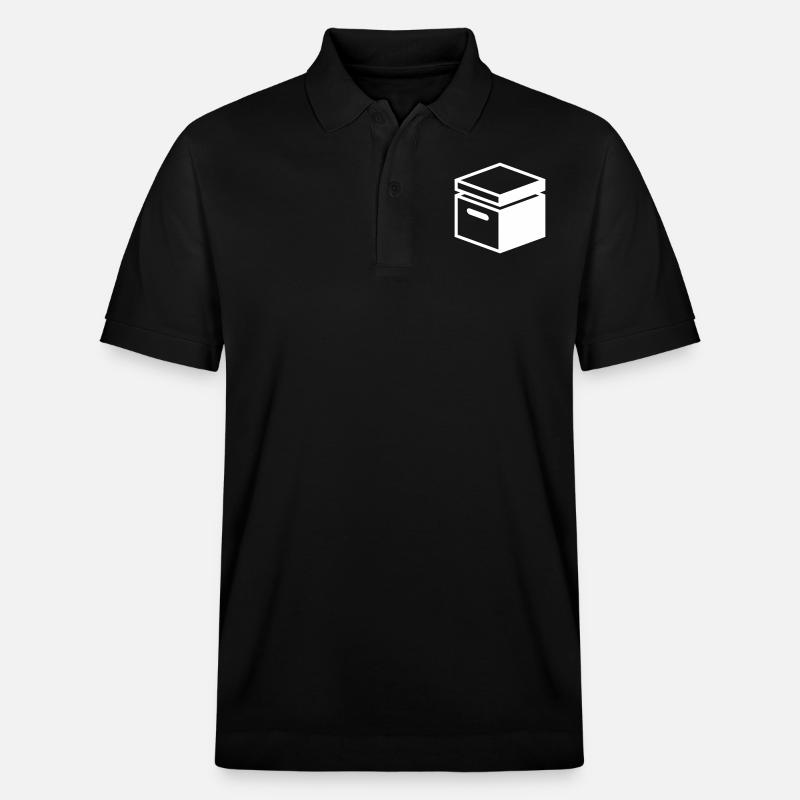 Altmodischer Archiv Ordner - Stanley/Stella Unisex Bio-Poloshirt PREPSTER - Schwarz