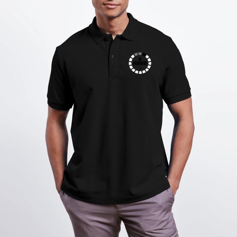 in progress loading zeichen ring kreis lade wird a Stanley/Stella Unisex Bio-Poloshirt PREPSTER
