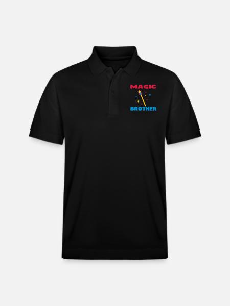 MAGIC BROTHER - Polo PREPSTER bio Stanley/Stella Unisexe - noir