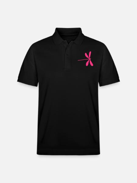 dragon fly - Stanley/Stella Unisex Organic Polo Shirt PREPSTER - black