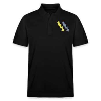 Flashes 2 - Stanley/Stella Unisex Organic Polo Shirt PREPSTER - black - Front - Roxy (174cm) & Andy (188cm)