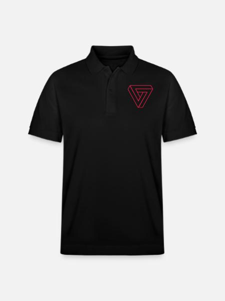 Infinity Triangle - Stanley/Stella Unisex Organic Polo Shirt PREPSTER - black