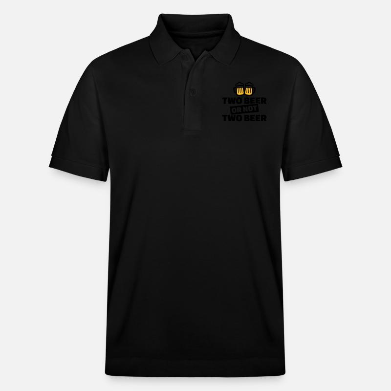 Bier - Stanley/Stella Unisex Bio-Poloshirt PREPSTER - Schwarz