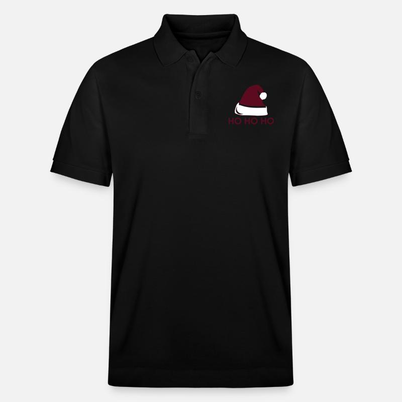 Ho Ho Ho - Stanley/Stella Unisex Bio-Poloshirt PREPSTER - Schwarz