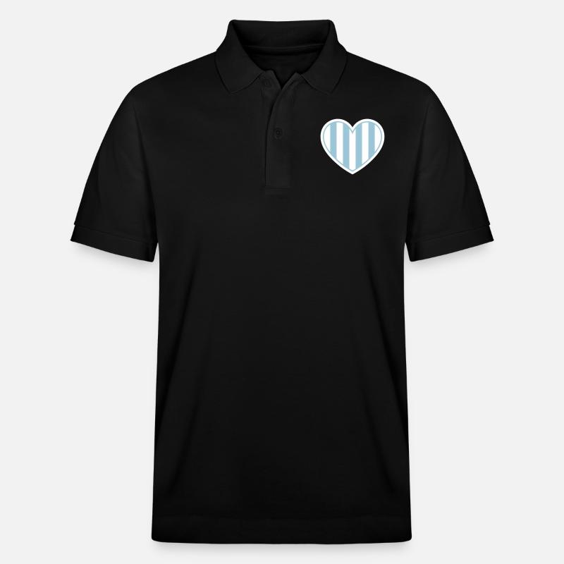Cœur de Malmö - Polo PREPSTER bio Stanley/Stella Unisexe - noir