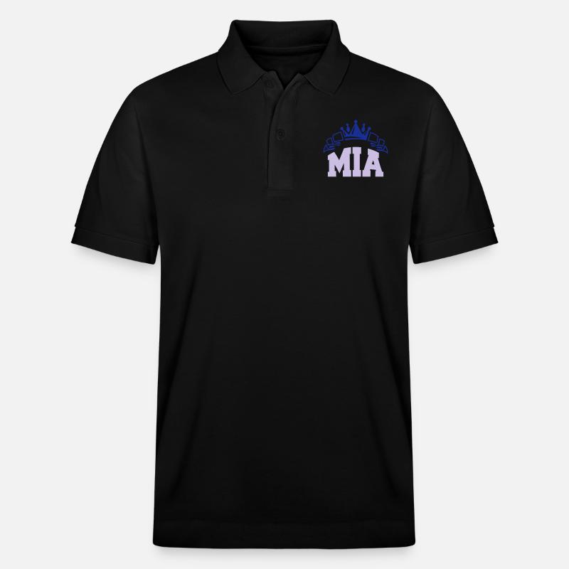 mia - Stanley/Stella Unisex Bio-Poloshirt PREPSTER - Schwarz