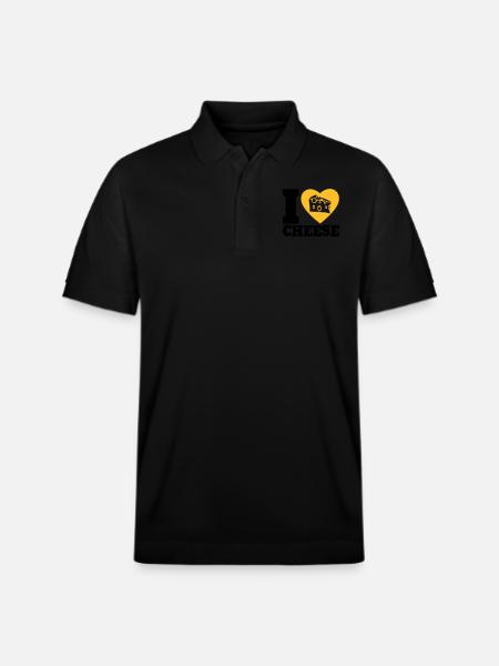 I love Cheese - Polo PREPSTER bio Stanley/Stella Unisexe - noir