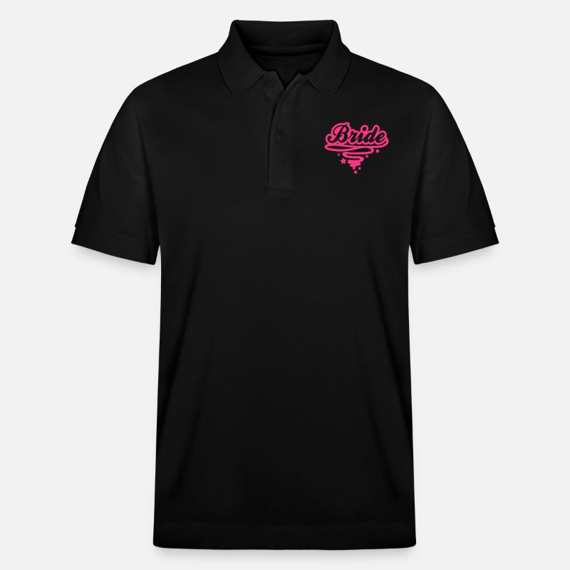 bride_design_1rr1 - Stanley/Stella Unisex Bio-Poloshirt PREPSTER - Schwarz