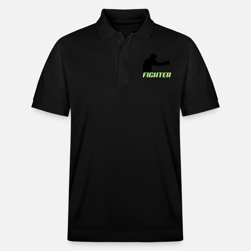 fighter2 - Stanley/Stella Unisex Bio-Poloshirt PREPSTER - Schwarz