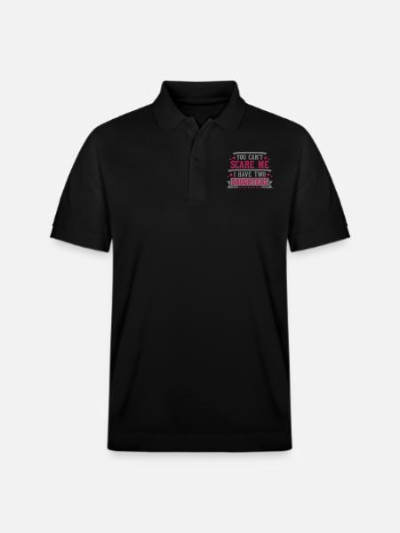 I have two daughters - Stanley/Stella Unisex Organic Polo Shirt PREPSTER - black