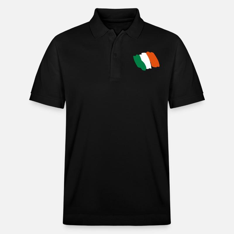 ireland__f3 - Polo PREPSTER bio Stanley/Stella Unisexe - noir