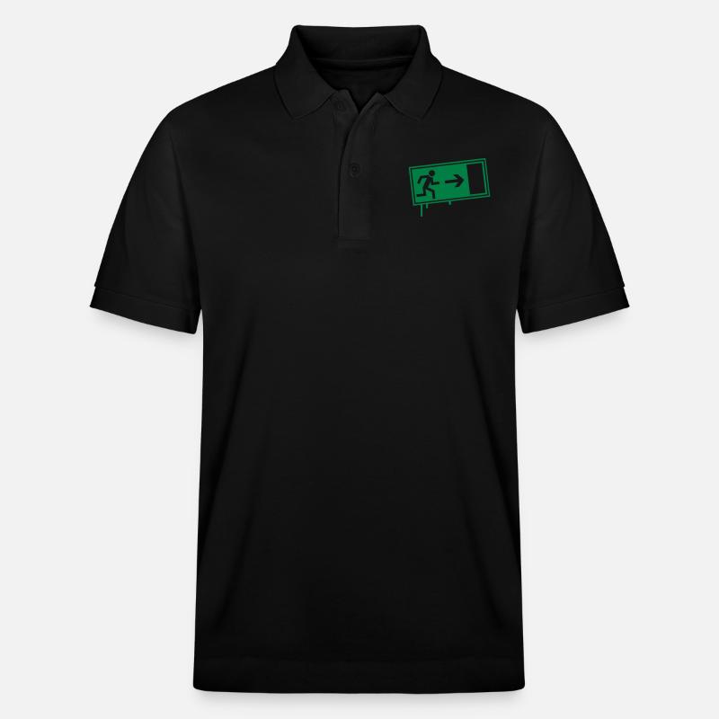 exit_2_f1 - Stanley/Stella Unisex Bio-Poloshirt PREPSTER - Schwarz